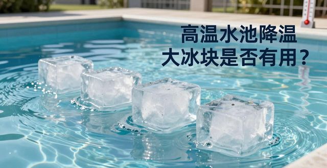 广州从化高温水池降温大冰块，到底管不管用？
